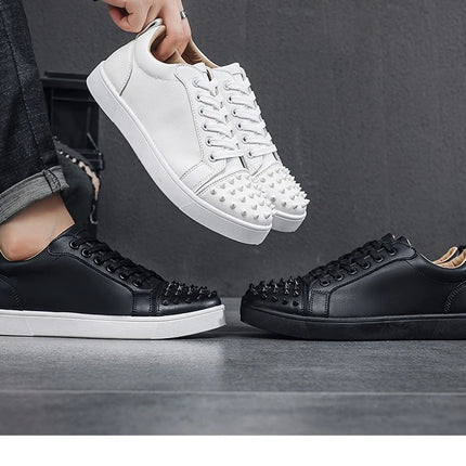 Comfortable Breathable Studded Sneakers for Men Women Casual Sports Shoes Fashion Lightweight Walking Shoes