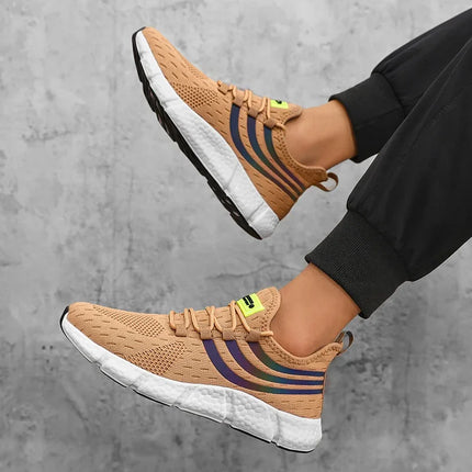 Scarpe sportive Casual da uomo Sneakers leggere e traspiranti appartamenti antiscivolo Outdoor Running Walking Tenis scarpe da Jogging atletiche