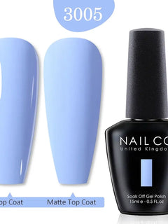 NAILCO 15ml Green Blue Series UV Nail Gel Polish Blue Colors UV&LED Gel Varnish Red Soak Off Semi Permanent LED Nail Gel Varnish