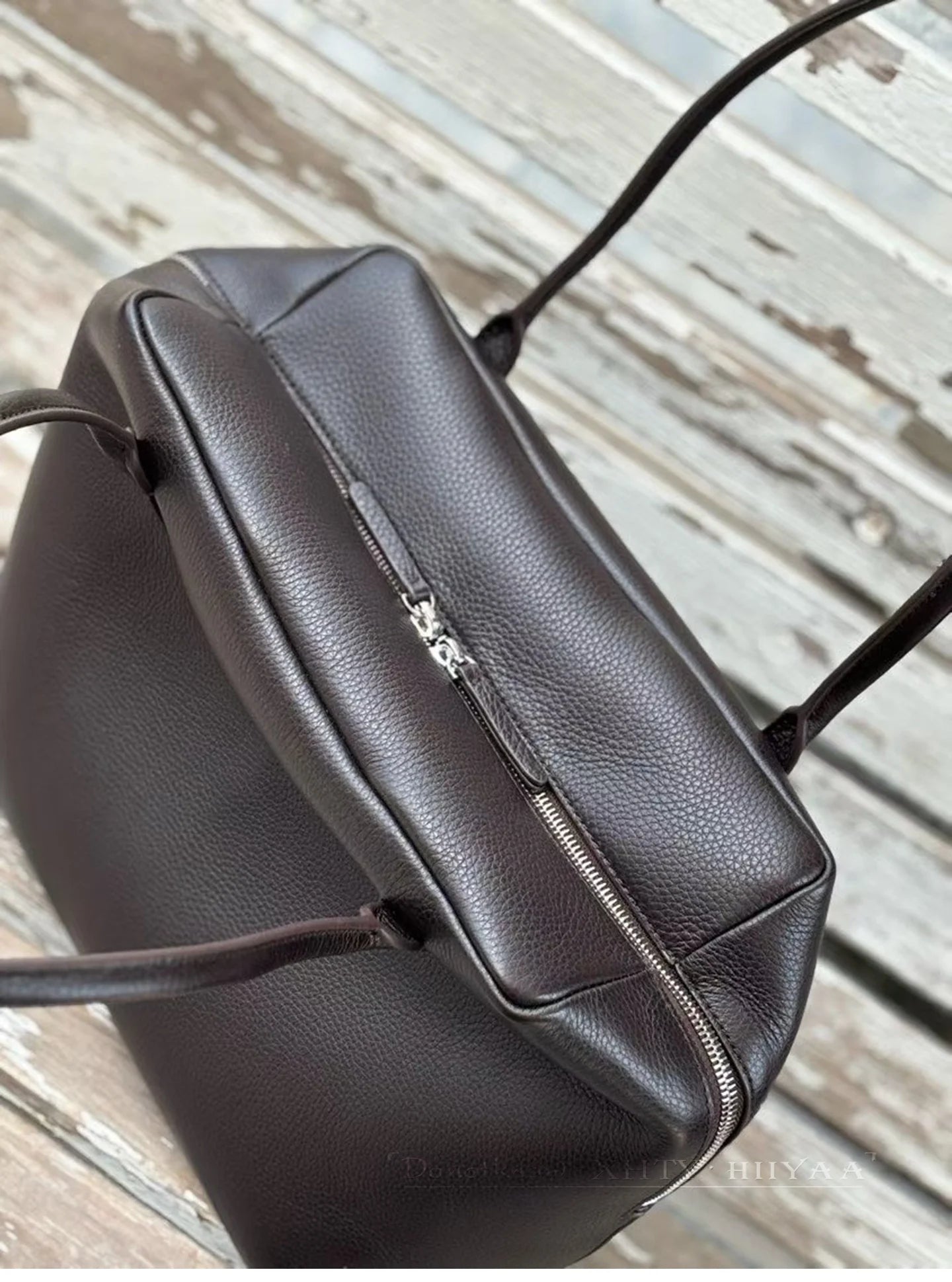 XHTY Genuine Leather Shoulder Bag Underarm Bag Women Soft Large Capacity Bowling Bag Simple Fashion Top Layer Cowhide New Model