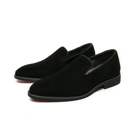 Scarpe primaverili in pelle scamosciata di marca di design italiano di lusso primaverile Scarpe eleganti da ufficio per uomo Mocassini da discoteca marroni da uomo