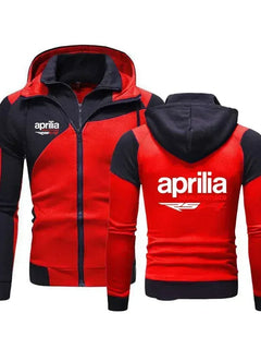 Aprilia Racing RSV4 Herren Neu Harajuku Sweatshirt Frühling45 Herbst Fleece Hoodie Baumwolle Reißverschluss Hoodies Jacke Herrenbekleidung