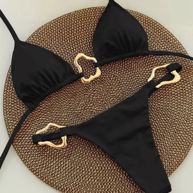 Micro Bikini Sexy da Donna, Costumi da Bagno Femminili, Set Bikini Push-Up, Abbigliamento da Spiaggia, Biquini Brasiliano PlatiNum