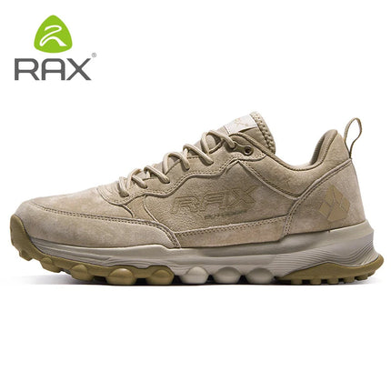 RAX Running Shoes Men&Women Outdoor Sport Shoes Breathable Lightweight Sneakers Air Mesh Upper Anti-slip Natural Rubber Outsole PlatiNum