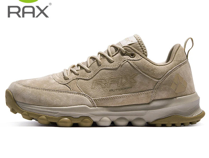 RAX Running Shoes Men&Women Outdoor Sport Shoes Breathable Lightweight Sneakers Air Mesh Upper Anti-slip Natural Rubber Outsole PlatiNum