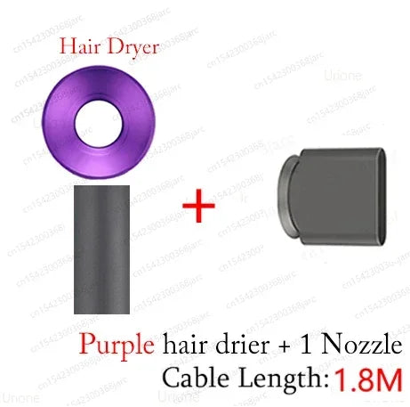 SenCiciMen Professinal Hair Dryer Negative Ion Blow Dryer Quick Dry Leafless Hairdryer Salon Home Constant Temperature Hair Care