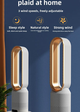 NUOVO Ventilatore Senza Pale 2026 per Purificazione dell'Aria Domestica, Circolazione Ultra Silenziosa, Ventilatore a Torre per Dormitorio