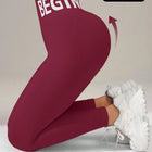 European and American Seamless Yoga Leggings with Waistband Lettering, Butt-Lifting, Quick-Dry Women's Breathable Tights for Pea PlatiNum