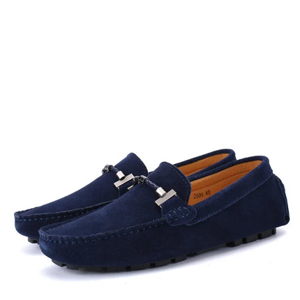 Nuovi uomini scarpe casual moda pelle scamosciata morbida mocassini da uomo mocassini per il tempo libero slip on scarpe da guida da uomo scarpe pigre fatte a mano appartamenti comodi