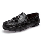 Mocassini da uomo di marca di lusso 2023 scarpe Casual in vera pelle mocassini con motivo a coccodrillo scarpe da uomo Plus Size 38-47 scarpe da guida
