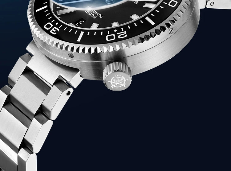 ADDIESDIVE Men's Automatic Mechanical Watch Sapphire Glass Super Luminous Watches Stainless Steel Hombre 100Bar Waterproof