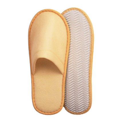 Disposable Slippers for Women and Men Non-Slip Hotel Travel Slippers Indoor Guest Slippers for Home Unisex Closed Toe Shoes Family Salon