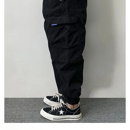 High Quality Cotton Cargo Pants For Men Japanese Streetwear Plus Size Tactical Pants Harajuku Casual Joggers Fashion Trousers
