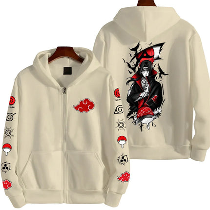 Naruto Uchiha Itachi Japanese anime 2026 new fashion Harajuku men's trendy casual sportswear men's couple style Coat