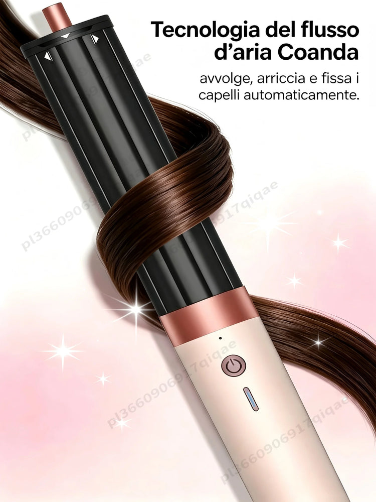 SenCiciMen 6-in-1 Air Multi-Styler & Hair Dryer Brush With Auto-Wrap 110,000 RPM Curlers High-Speed Blow Dryer with Negative Ions  Fast Drying, Curling, Volumizing & Straightening Gift for Women