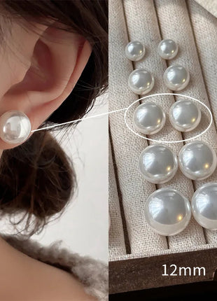 Nuovi orecchini di perle in argento sterling 925 con fascino di personalità, orecchini da donna con fascino squisito, regalo di compleanno, gioielli squisiti platinumshop