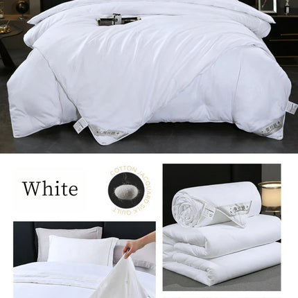 Piumino in seta di gelso naturale piumino matrimoniale King Size di lusso trapunta invernale estiva biancheria da letto singola coppia biancheria da letto