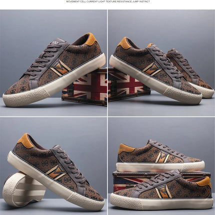 Soft Casual Leather Mens Sneakers New Arrival Casual Shoes Sports Walking Outdoors Skateboard Footwear Tenis Masculino BD25025