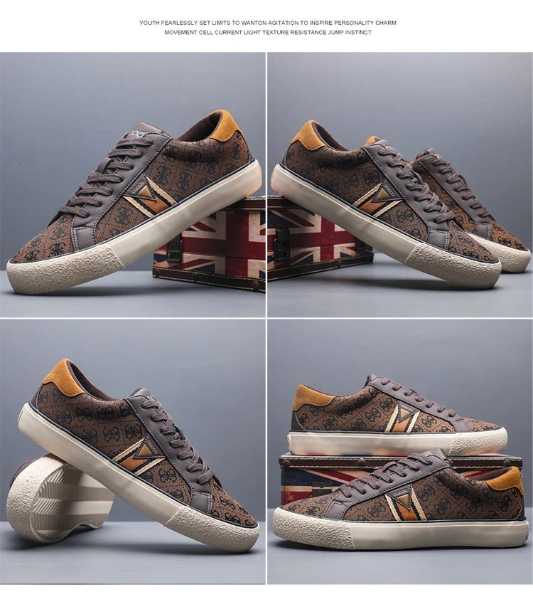 Soft Casual Leather Mens Sneakers New Arrival Casual Shoes Sports Walking Outdoors Skateboard Footwear Tenis Masculino BD25025