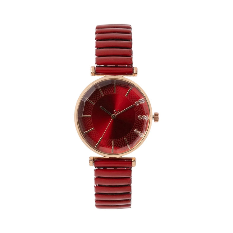 Orologio al quarzo da donna in cristallo semplice blu tesoro di lusso Orologio casual con cinturino elasticizzato in acciaio inossidabile Orologio da donna alla moda platinumshop