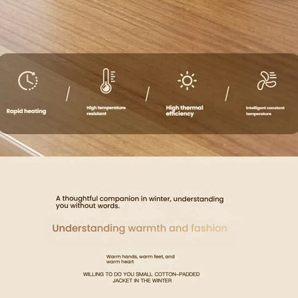 Portable Space Heater for Personal Use 500W Electric Heaters Indoor with Thermostat Fast Heating for Bedroom Office and Indoor