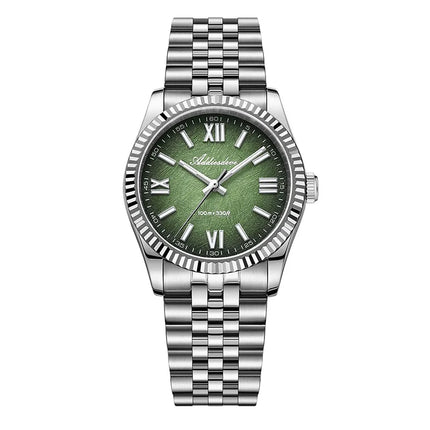 ADDIESDIVE 36mm AD2512 Watch For Men BGW9 Luminous Jubilee Strap 100m Waterproof Sapphire Glass VH31 Movement Quartz Watch Reloj