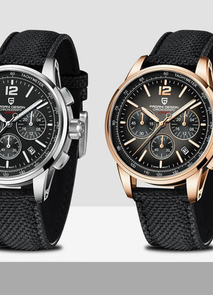 Orologio al Quarzo da Uomo Pagani Design VK63, 41MM, Vetro Zaffiro, Impermeabile 10 Bar, Sportivo, Reloj Hombre