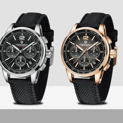 Orologio al Quarzo da Uomo Pagani Design VK63, 41MM, Vetro Zaffiro, Impermeabile 10 Bar, Sportivo, Reloj Hombre