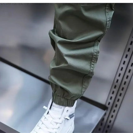 2025 New Men Joggers Autumn Sweatpants Spring Drawstring Casual Pants Workout Running Cotton Sports Trousers Men Clothing