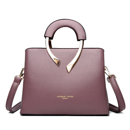 Luxury Handbags Women Bags Designer 3 Layers Soft Leather Shoulder Crossbody Sac Ladies Large Capacity Shopping Messenger Tote PlatiNum
