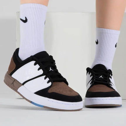 Scarpe da ginnastica da donna Nike Classic Jordan Series durevoli e versatili, nuove scarpe basse Jordan Nu Retro 1 Low Gs, stile Melard adatte per pendolarismo all'aperto e abbigliamento casual, scarpe da donna, modello di s platinumshop