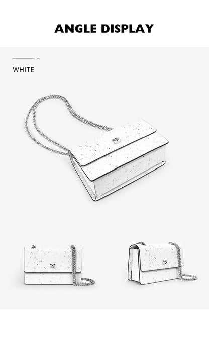 Mini borsa a tracolla con tracolla a catena Borsa a tracolla quadrata piccola da donna 2025 Nuova moda - Bafeli