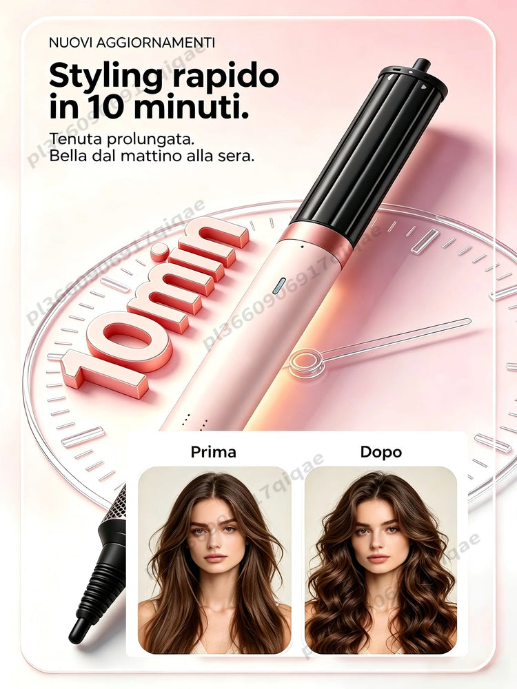 SenCiciMen 6-in-1 Air Multi-Styler & Hair Dryer Brush With Auto-Wrap 110,000 RPM Curlers High-Speed Blow Dryer with Negative Ions  Fast Drying, Curling, Volumizing & Straightening Gift for Women
