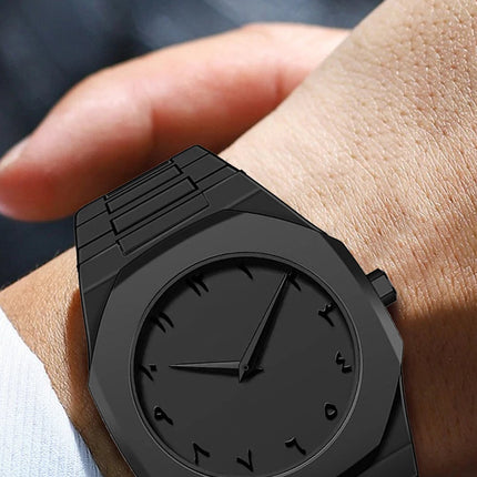 VA VA VOOM Orologio creativo da uomo di marca Moda Silicone Nero Business Style Arabo Digitale Creativo Militare Orologi sportivi al quarzo platinumshop