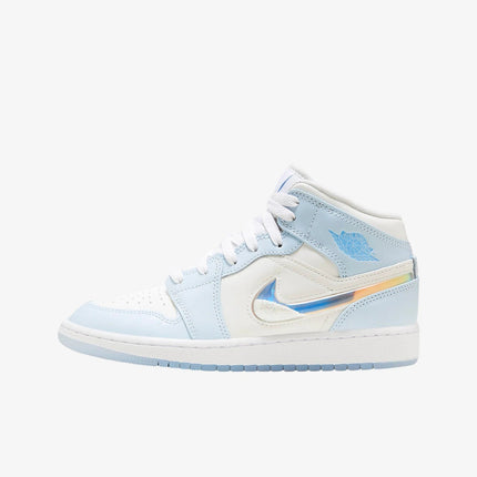 Scarpe casual Nike originali Air Jordan 1 Mid SE GS da donna per bambini grandi FQ9117-400 platinumshop
