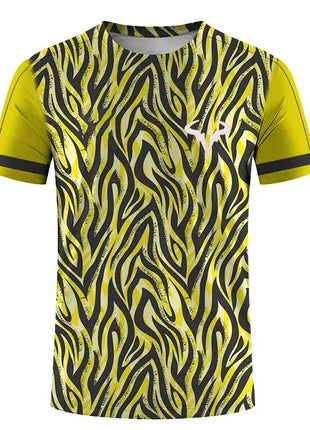 Série de badminton et de tennis T-shirt col rond à manches courtes pour sports extrêmes en plein air homme et femme imprimé 3D