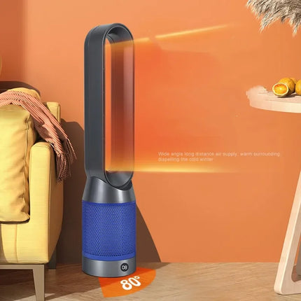 Nuovo riscaldatore 2022, ventilatore domestico a risparmio energetico, riscaldamento termoelettrico a piena velocità, ventilatore senza pale a doppia funzione caldo e freddo