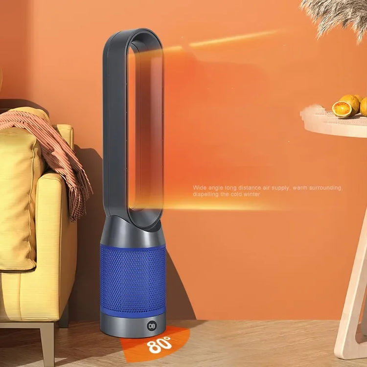 Nuovo riscaldatore 2022, ventilatore domestico a risparmio energetico, riscaldamento termoelettrico a piena velocità, ventilatore senza pale a doppia funzione caldo e freddo