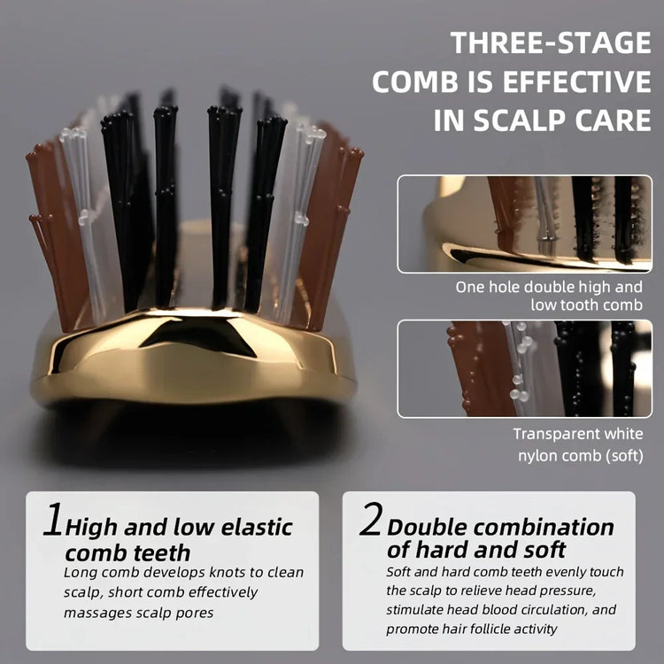 1pcs Japanese Premiun Comb Scalp Massage Brush Portable Soft Anti-frizz Comb Head Massager Hair Beauty Styling Tools