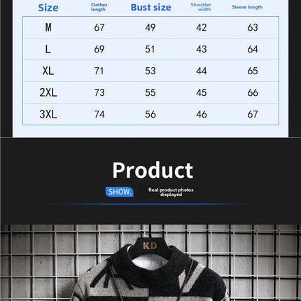 Men Knitted Sweater Stripe Pullovers Printing Round Neck Sweater Autumn/Winter Designer Quality Casual Men Clothing Jumper