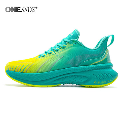 ONEMIX Scarpe da corsa per uomo Allenamento atletico Scarpe da tennis sportive da uomo Scarpe da ginnastica da passeggio resistenti all'usura antiscivolo per esterni PlatiNum