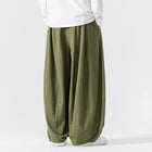 Men's Casual Pants Autumn Japanese Styles Warm Lantern Pants Vintage Loose Oversized Men's Trousers Fashion Streetwear