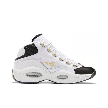 Reebok Question Basketball Shoes Unisex Mid Top White EF7599