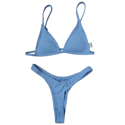 2 pezzi/set bikini da donna sexy set costumi da bagno da donna con cinturino per spaghetti senza fili ad asciugatura rapida platinumshop