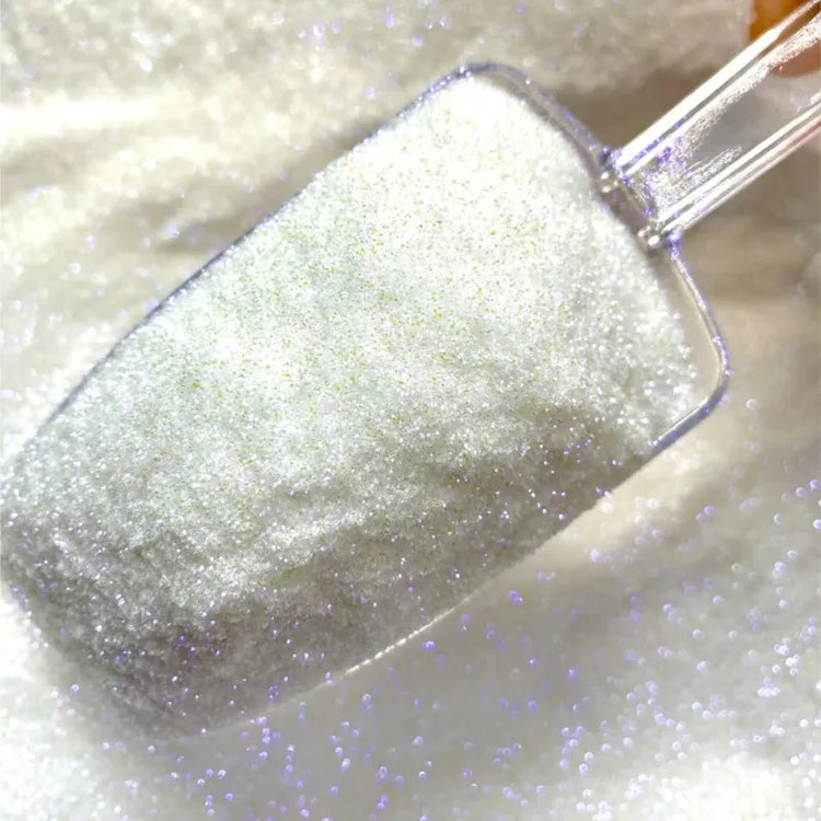 10g/Bag Glitter Snow White Nail Art Sugar Powder Sweater Laser Shiny Decoration Chrome Powder Woolen Candy Effect Nails 2027