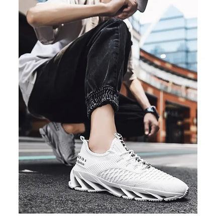 Scarpe da uomo Moda Mesh Traspirante Scarpe da ginnastica di alta qualità Piattaforma Suola morbida Tendenza casual Scarpe da corsa versatili Tenis Masculino