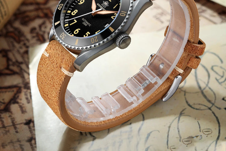 ADDIESDIVE Luxury Men's Watch MY-H9 Sapphire Crystal Ceramic Bezel 200m Waterproof Retro Luminous Diving Mechanical Wristwatch