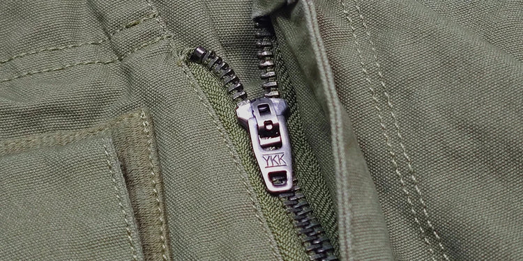 Men's Multi Pocket Cargo Pants Vintage 100% Cotton Loose Straight Tactical Pants Zippered Ankle Cuffs Work Streetwear Trousers