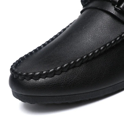 Mezze pantofole da uomo in pelle Scarpe casual da uomo traspiranti estive Scarpe da guida pigre slip-on Comode mocassini da passeggio Mocassini