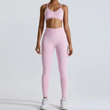 Seamless Women Solid Color High Waist Yoga Pants Sexy Hip-lifting Tight Sports Pants Women Push Up Fitness Workout Yoga Leggings PlatiNum